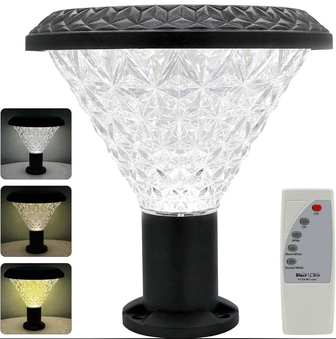 Solar pillar light