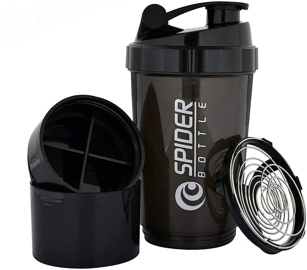 Gym Protein Shaker with compartments