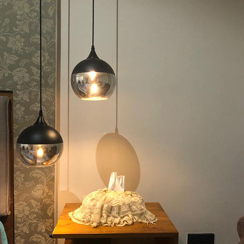 Glass multi- pendants round base