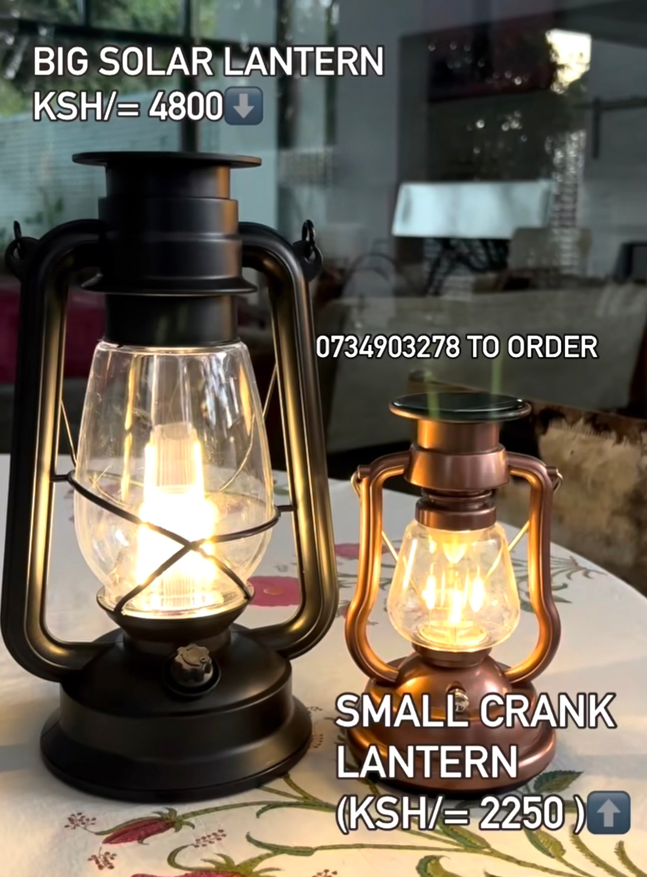 Solar Lantern dimmable ☀️