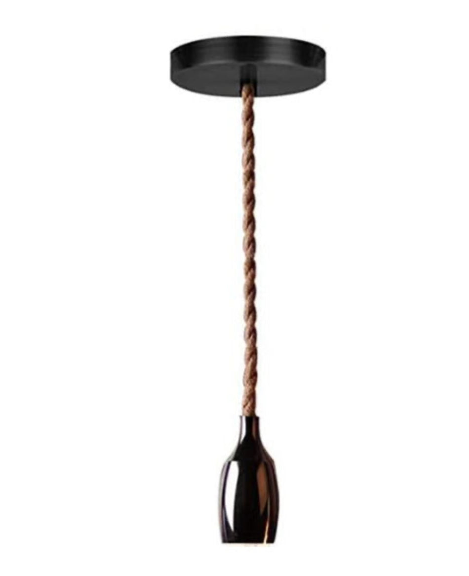 Fancy pendant pearl black finish