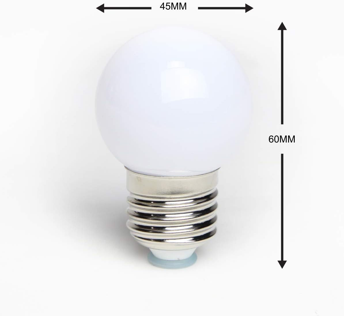 48FT G45 Electric string light (Frosted bulbs)
