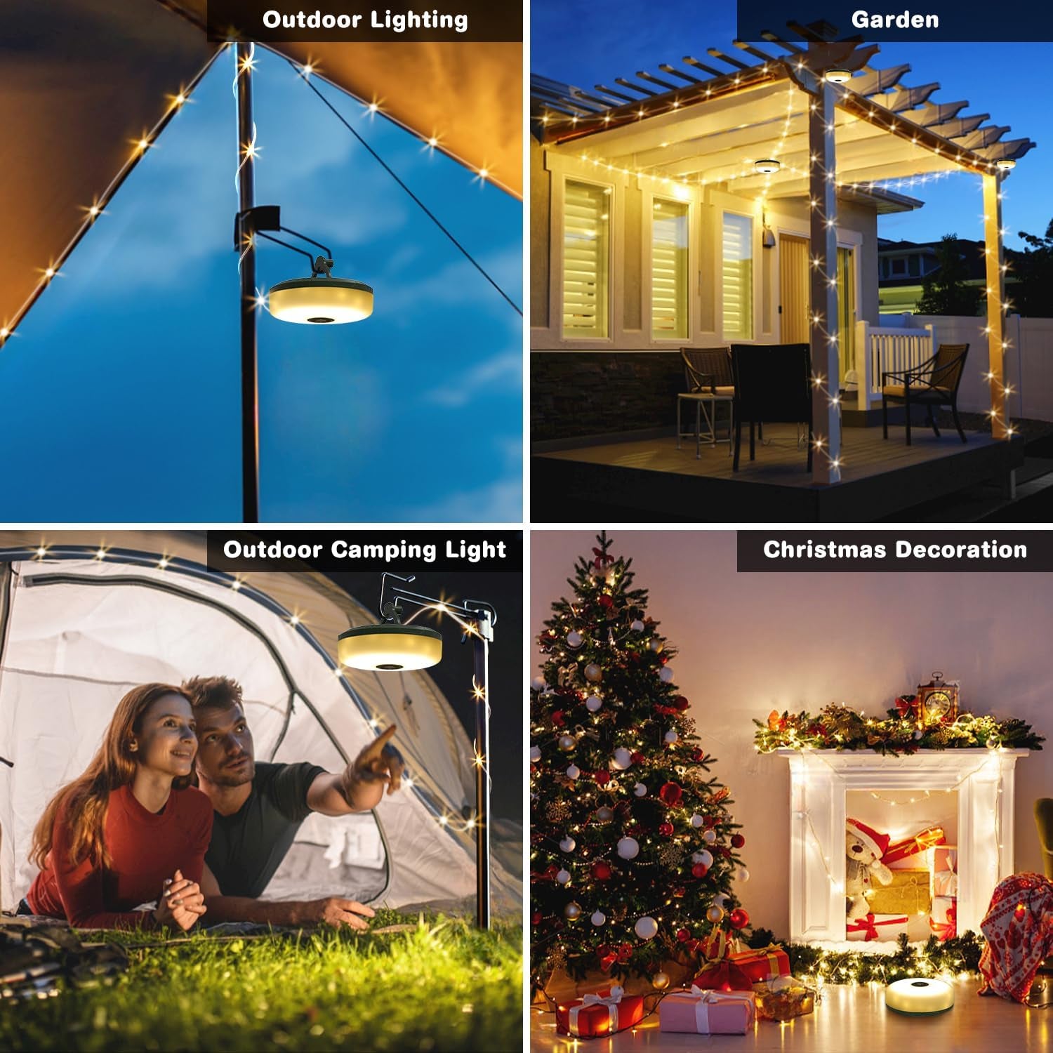 10 meter Retractable fairy light (Rechargeable)