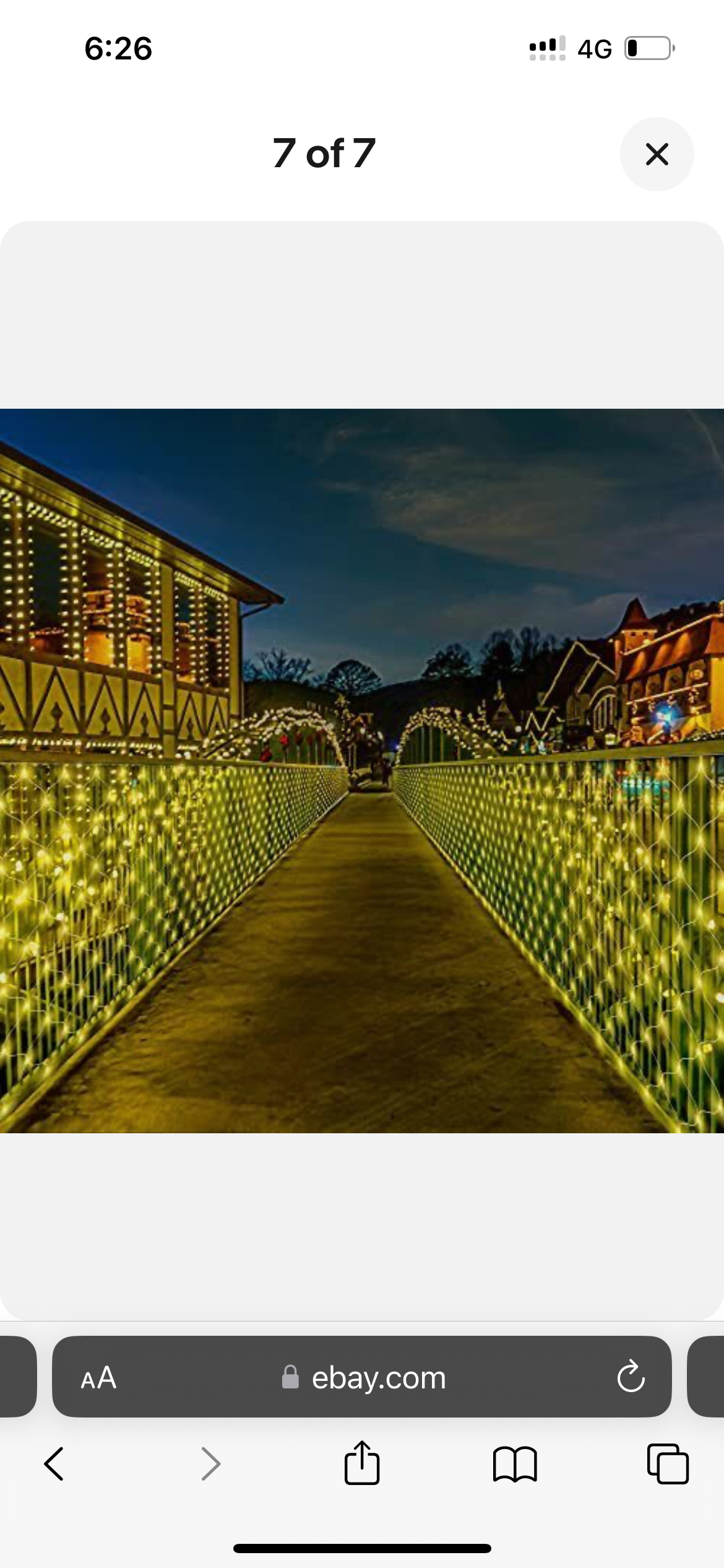 Mesh/Net lights Warm white