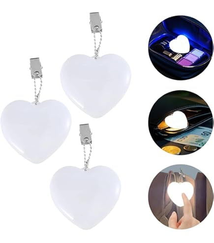 Heart hand bag light #0457