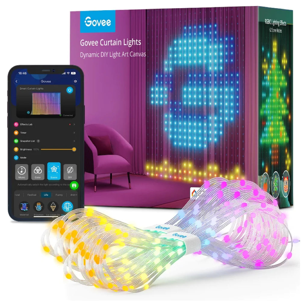 Smart DIY Curtain lights