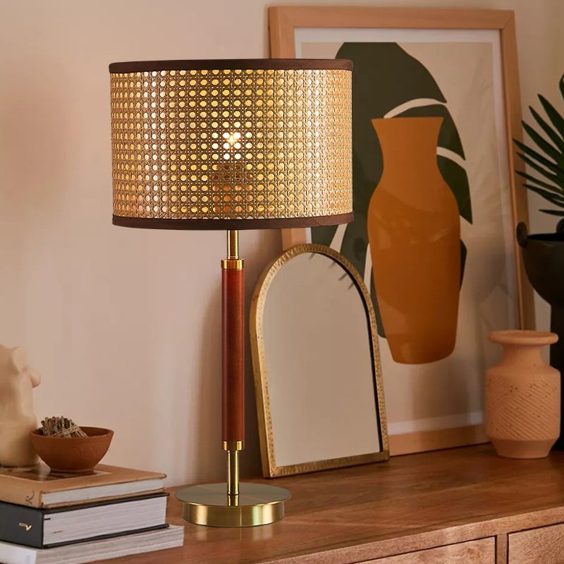 Rattan Table Lamp