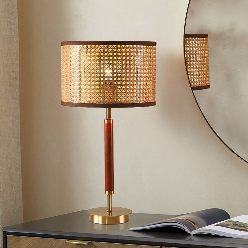 Rattan Table Lamp