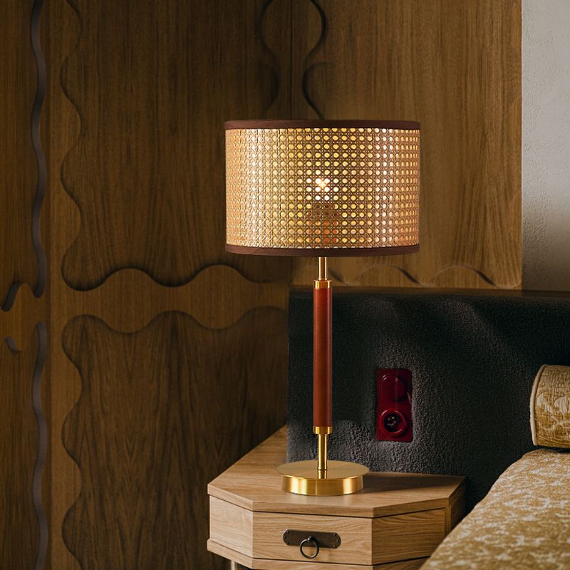 Rattan Table Lamp
