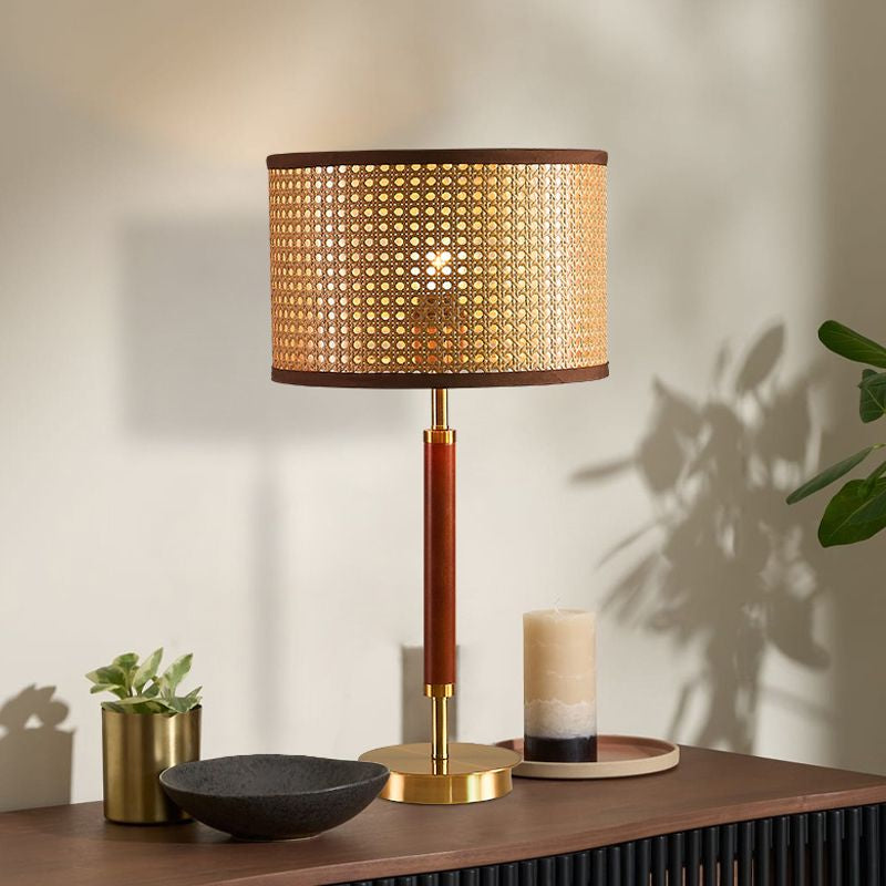 Rattan Table Lamp