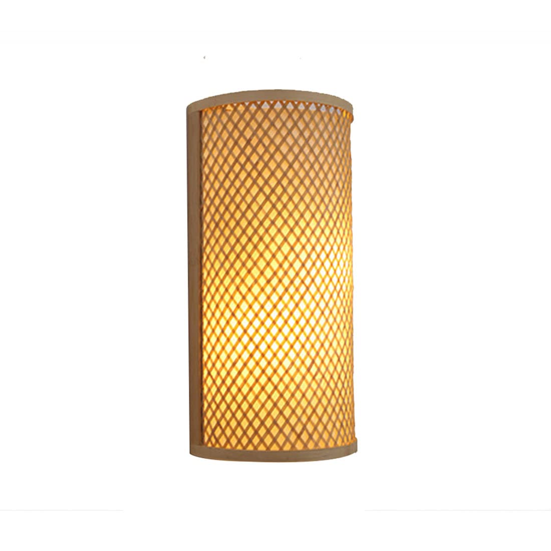 sisal wall light bamboo