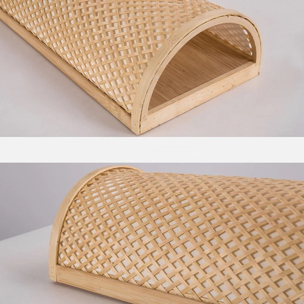 sisal wall light bamboo