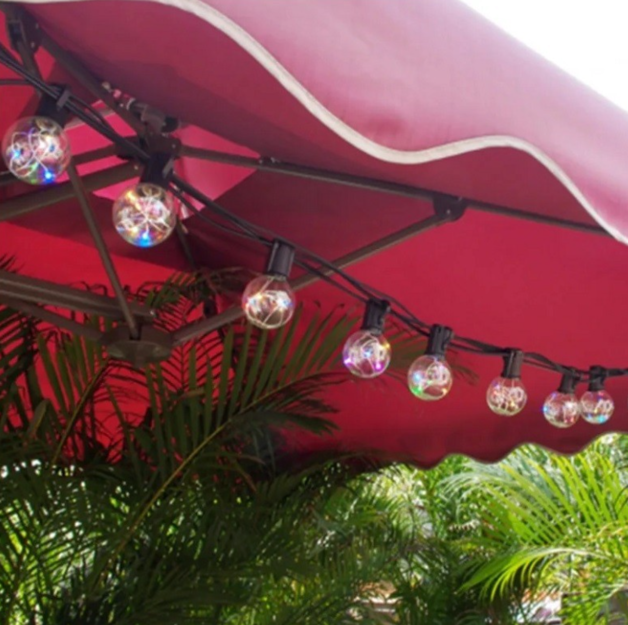 25FT G40 electric fairy bulb string light RGB