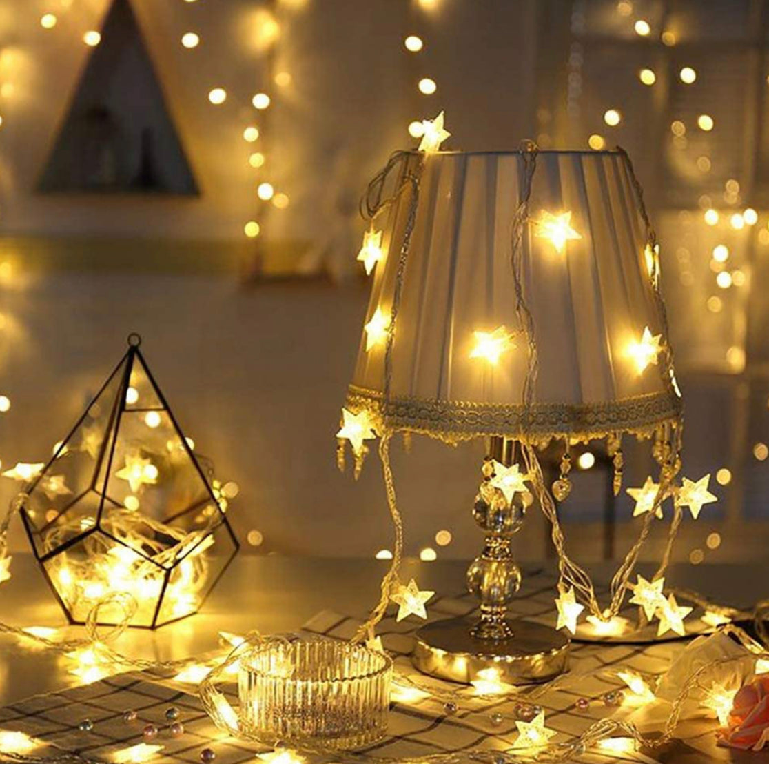 10 meter Stars Festive plug in