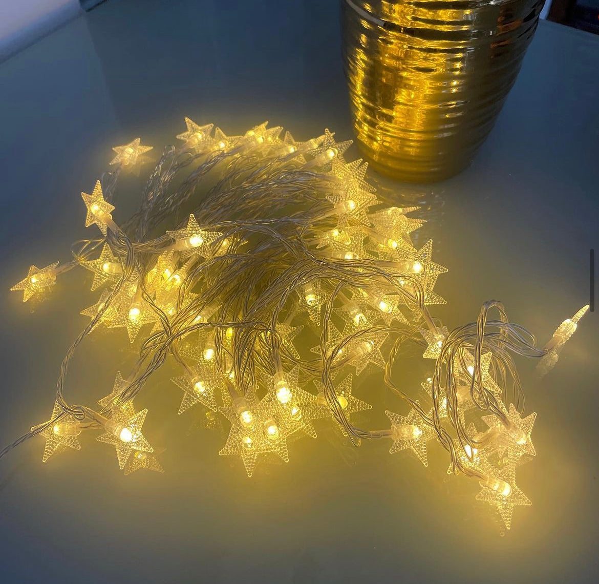 10 meter Stars Festive plug in