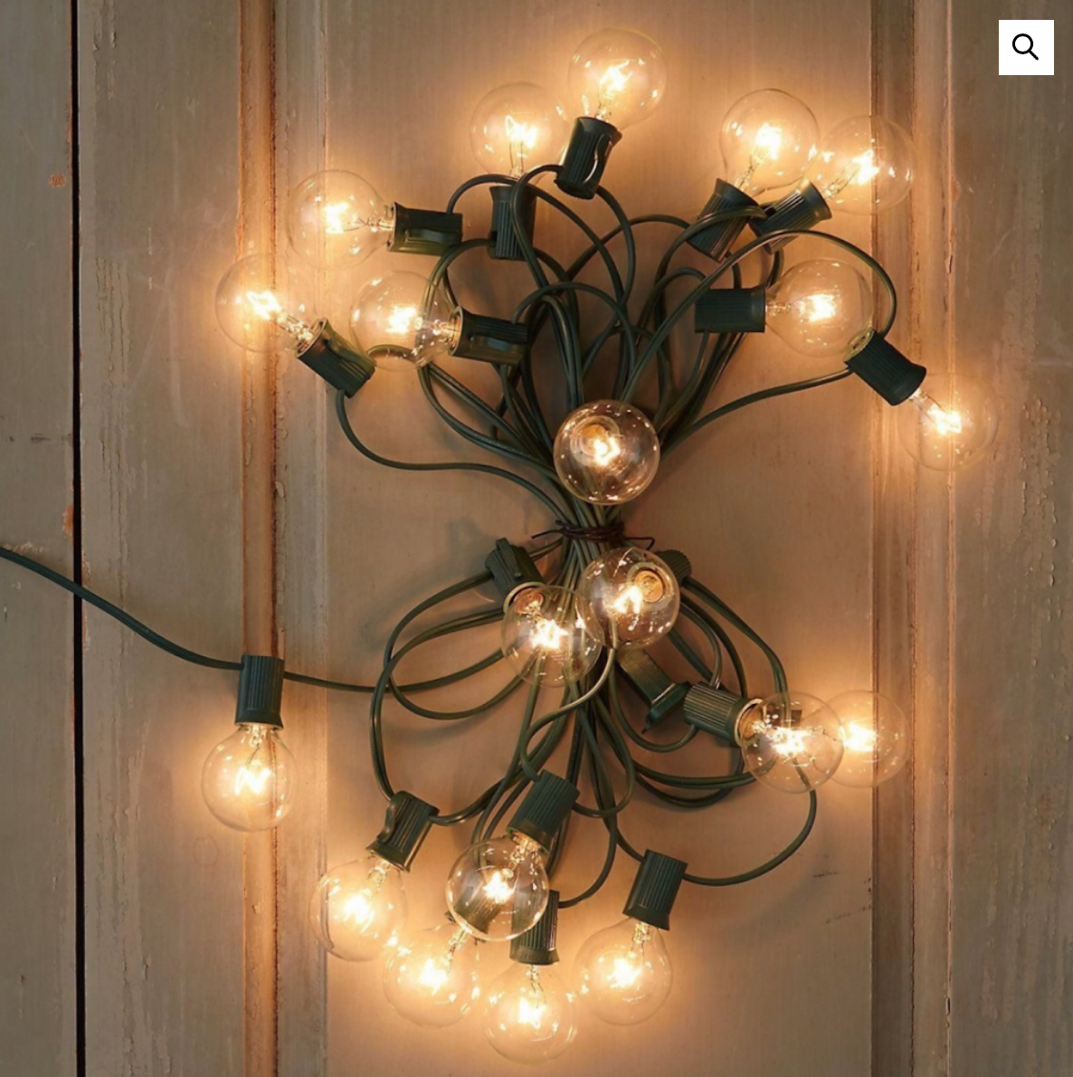 25FT G40 electric string light (Non Led)