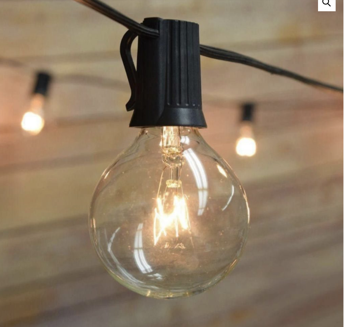 25FT G40 electric string light (Non Led)