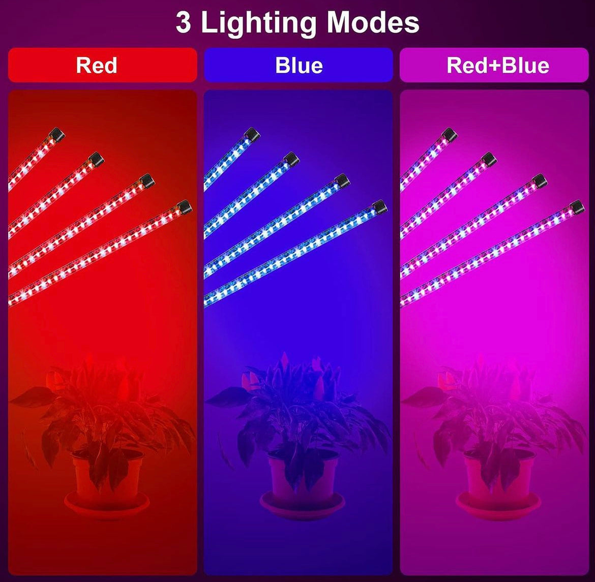4 Head 40W Grow Light