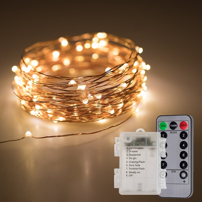 5 meter Copper led (Battery powered)