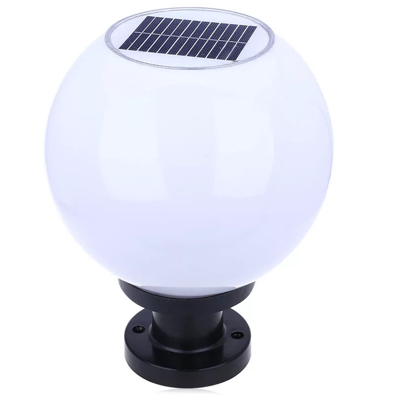 Ac/DC Globe Pillar light SOLAR