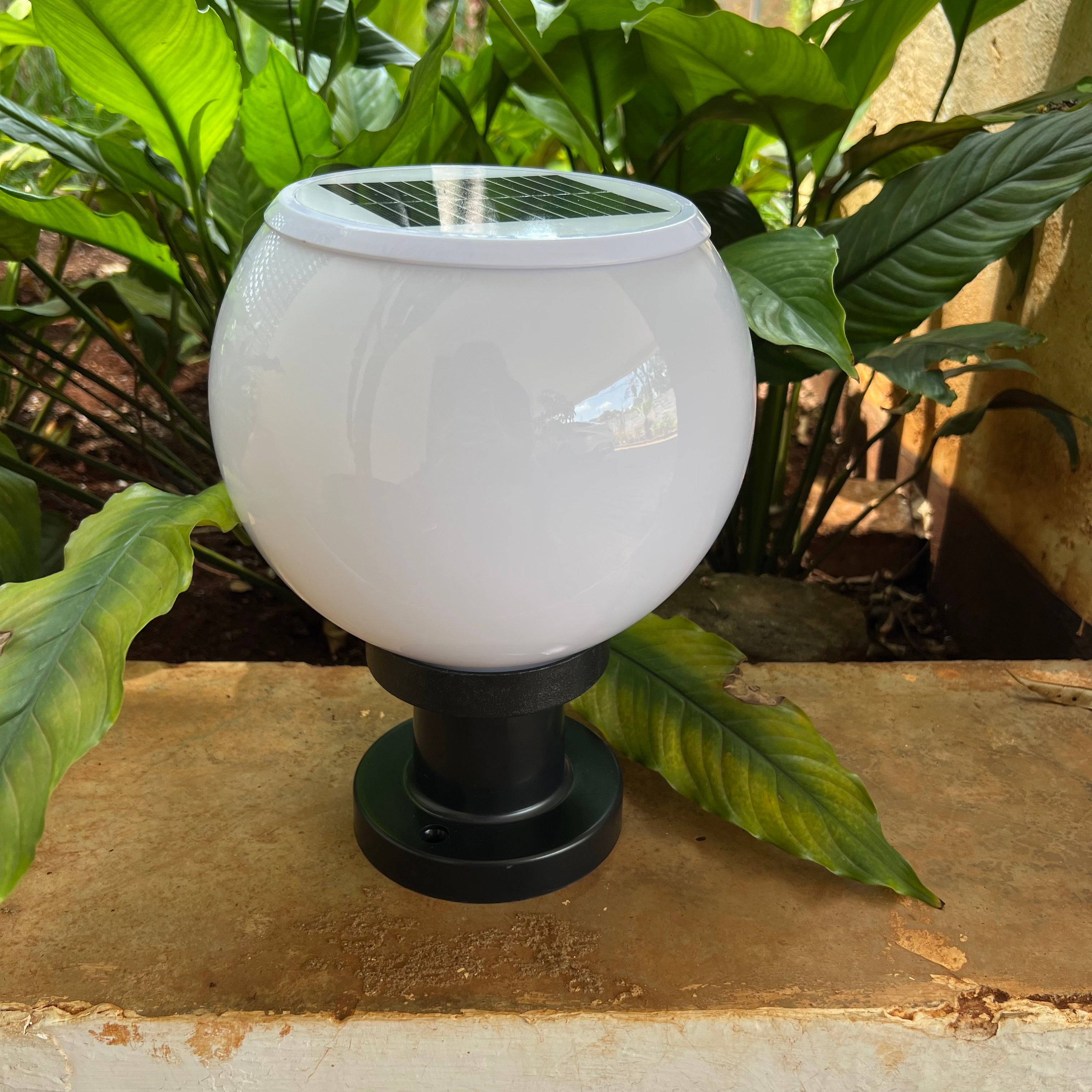 Ac/DC Globe Pillar light SOLAR
