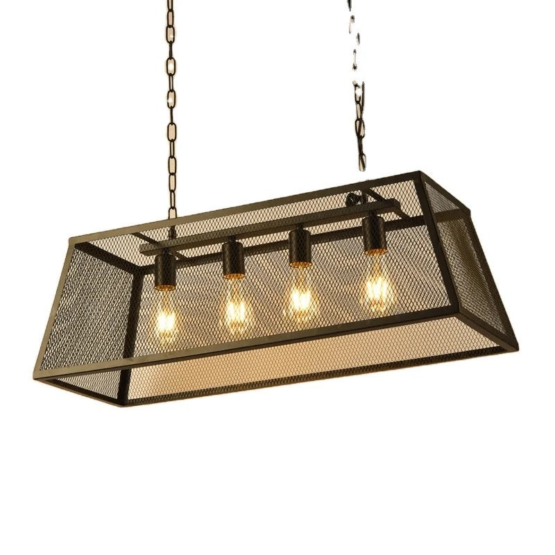Iron Cage Chandelier