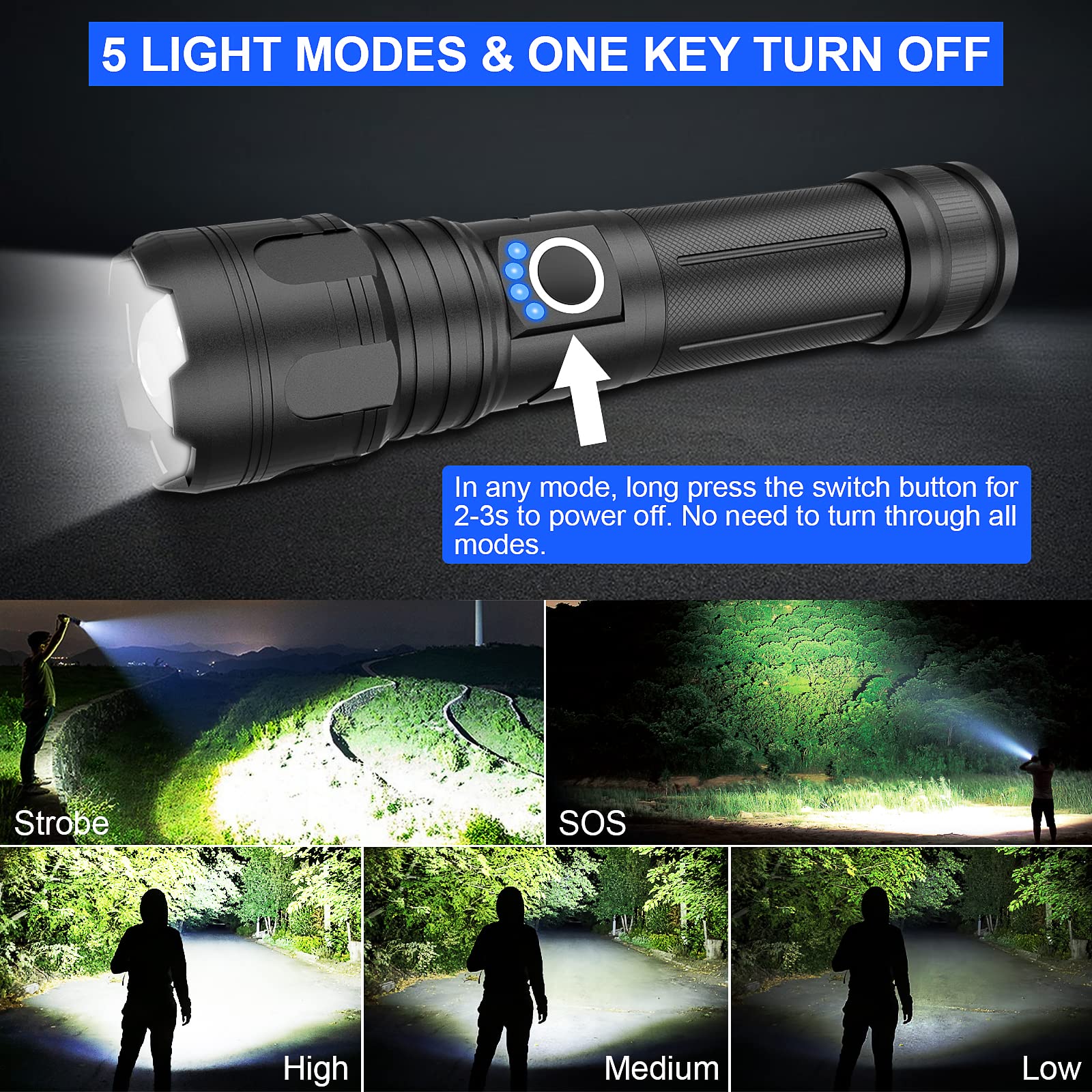 P70 Heavy-duty Flashlight torch