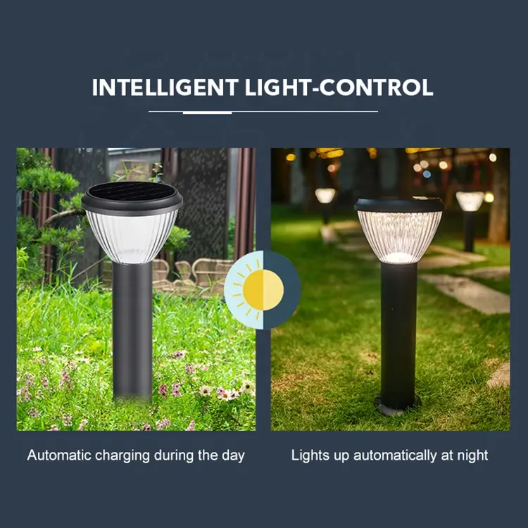 Solar Bollard Garden Light B