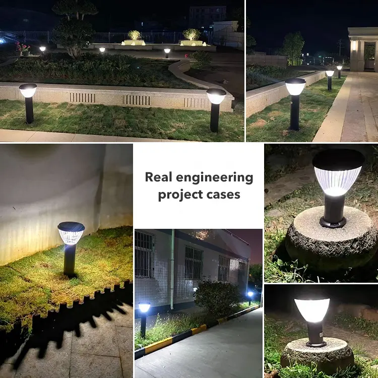 Solar Bollard Garden Light B