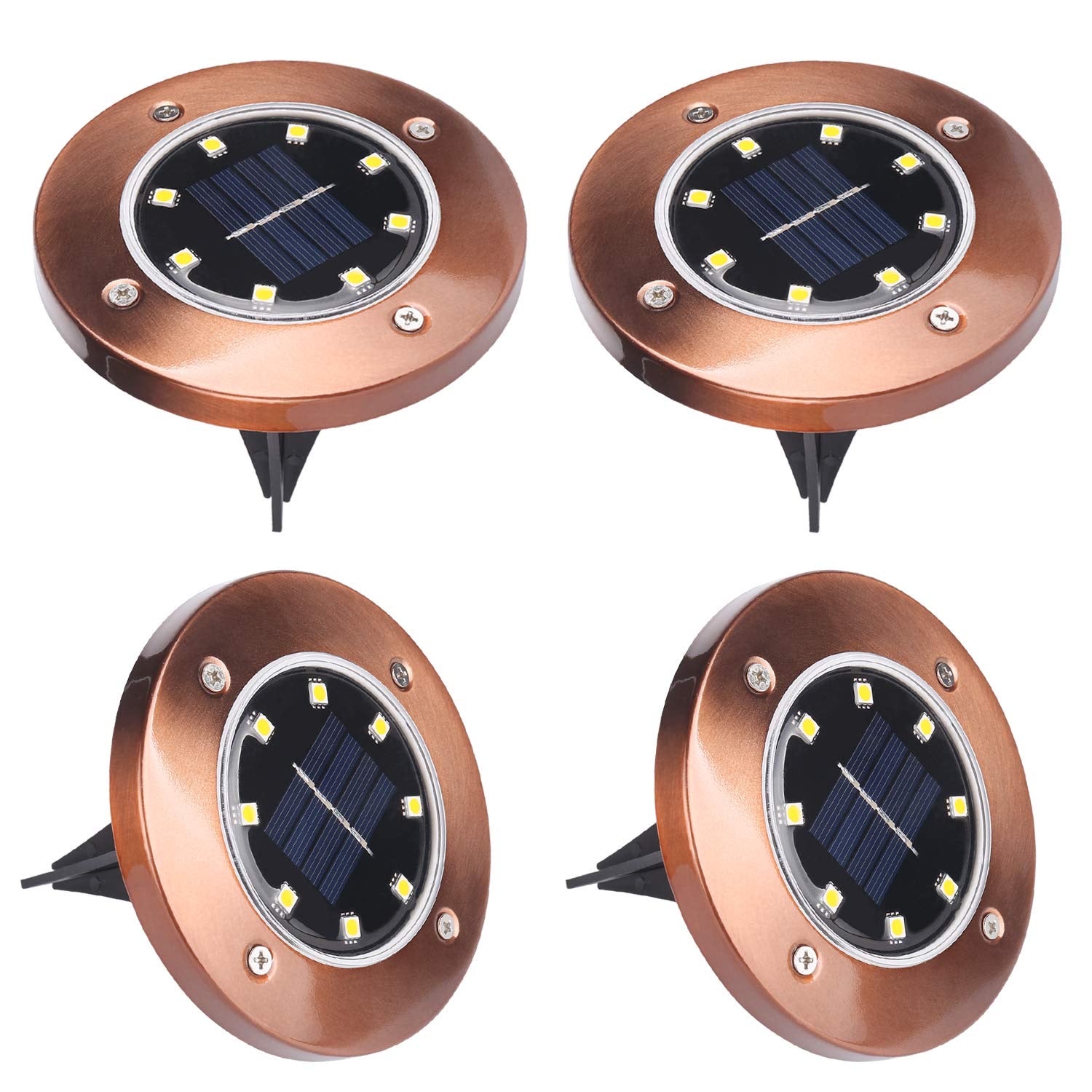 Solar Inground/Pathway Light Bronze Finish