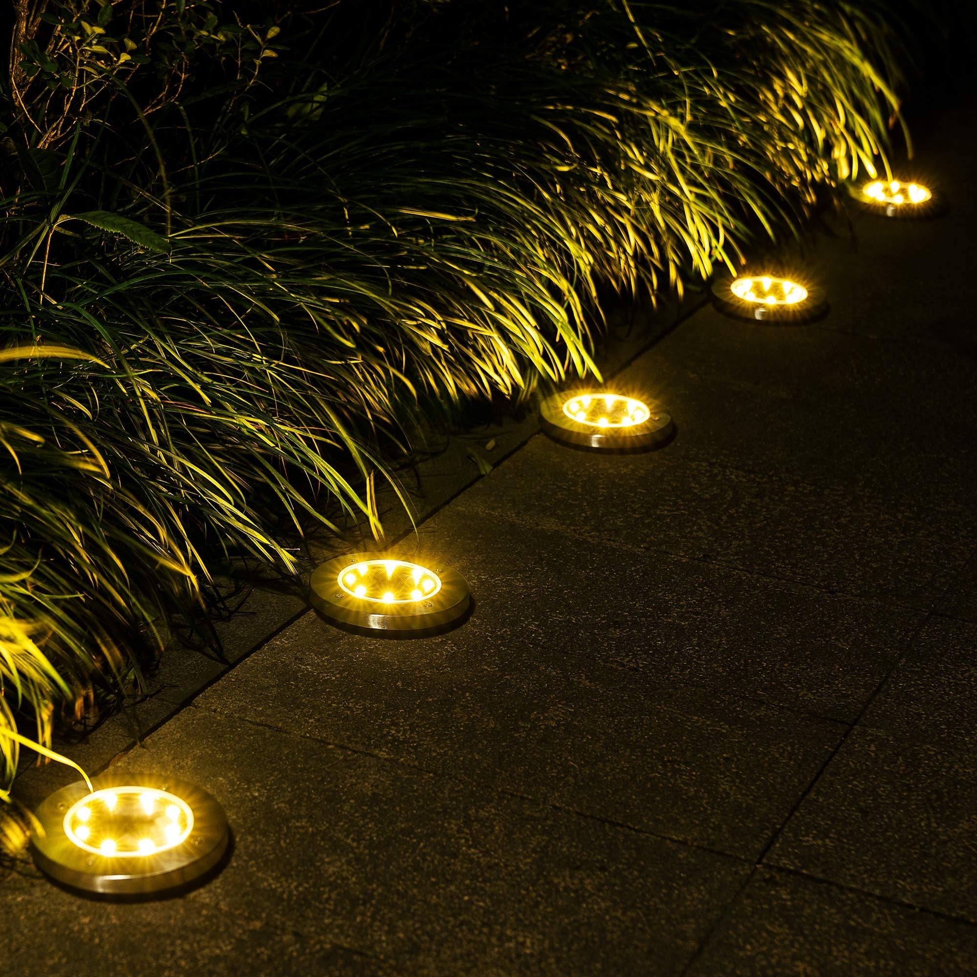 Solar Inground/Pathway Light Bronze Finish