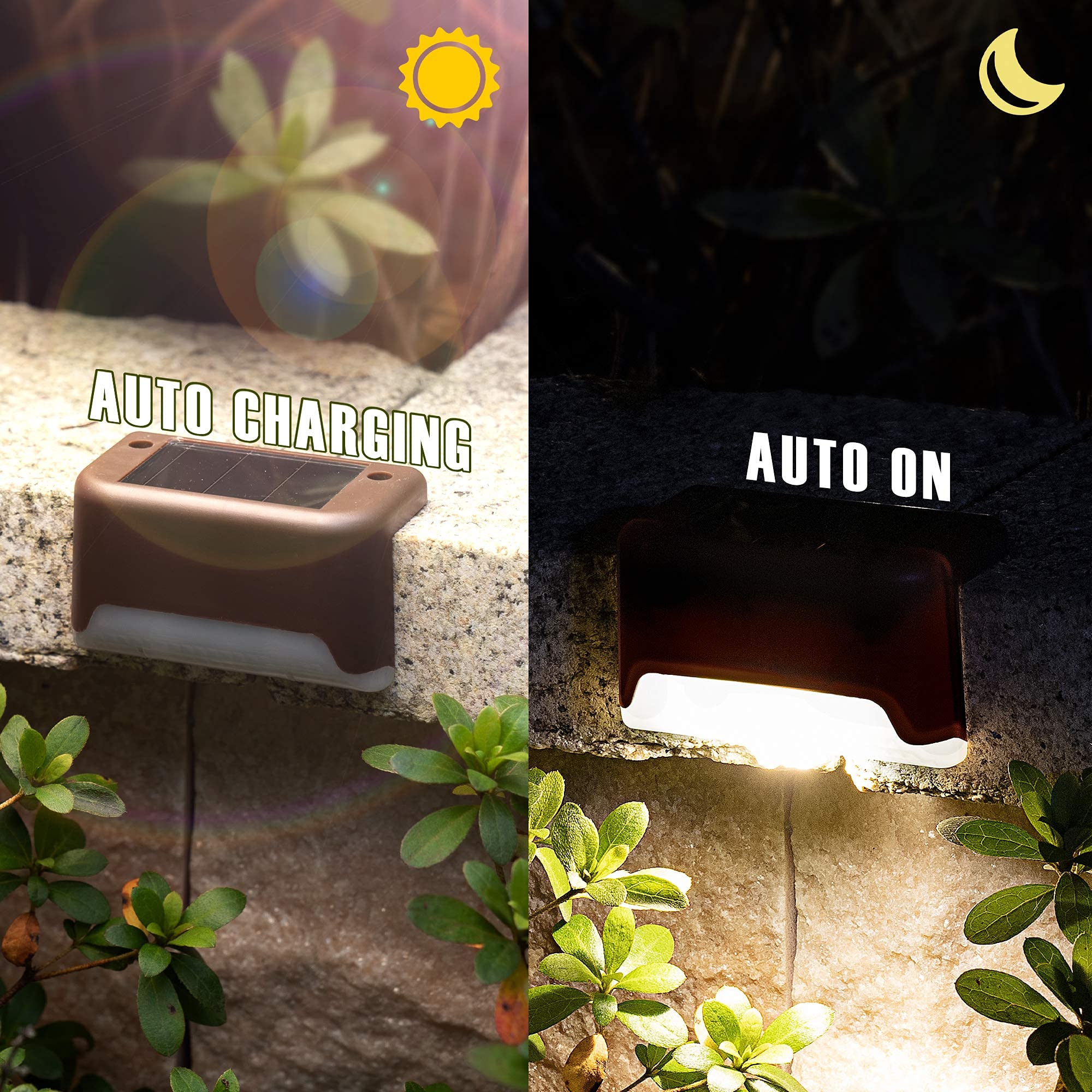 Solar edge light Brown Finish