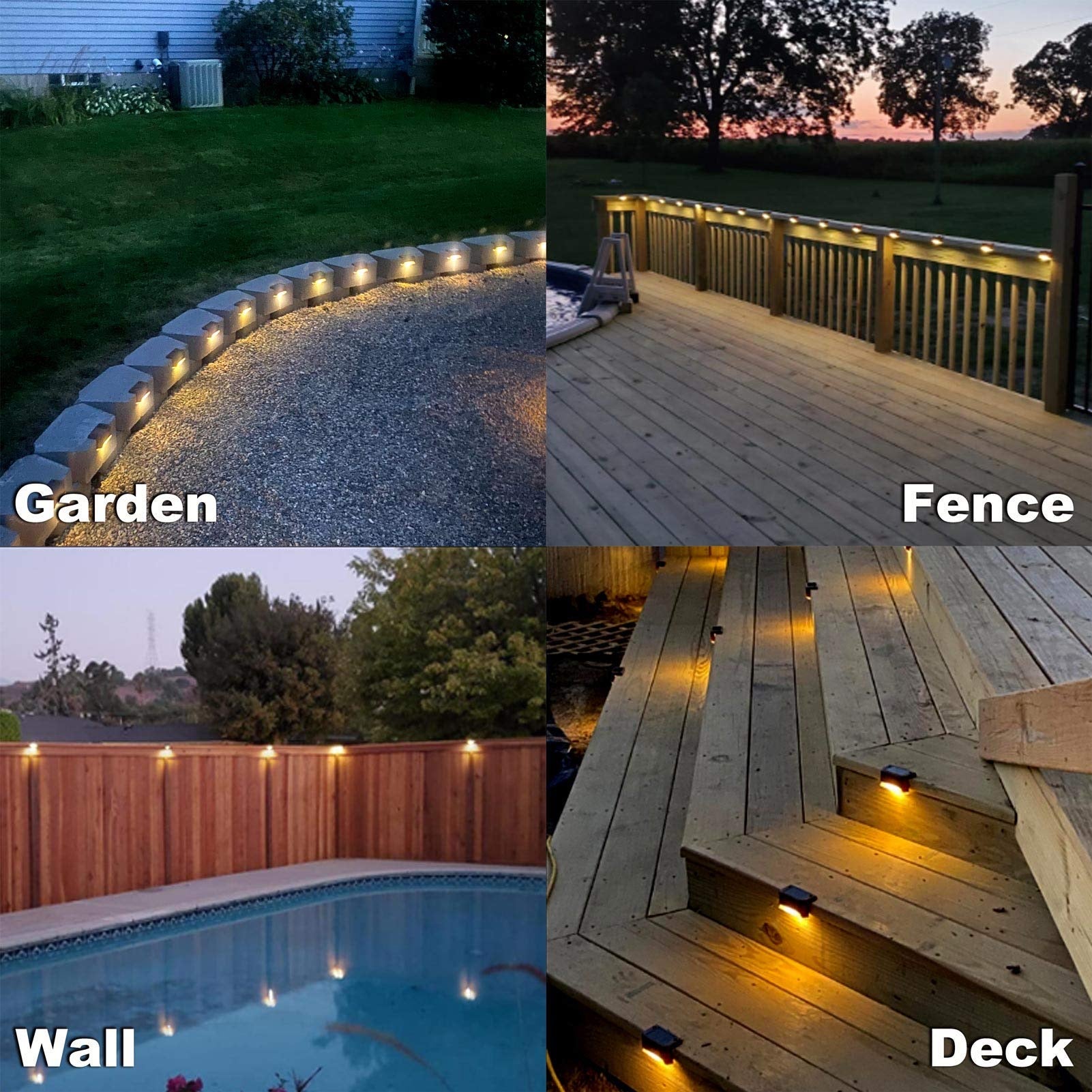 Solar edge light Brown Finish
