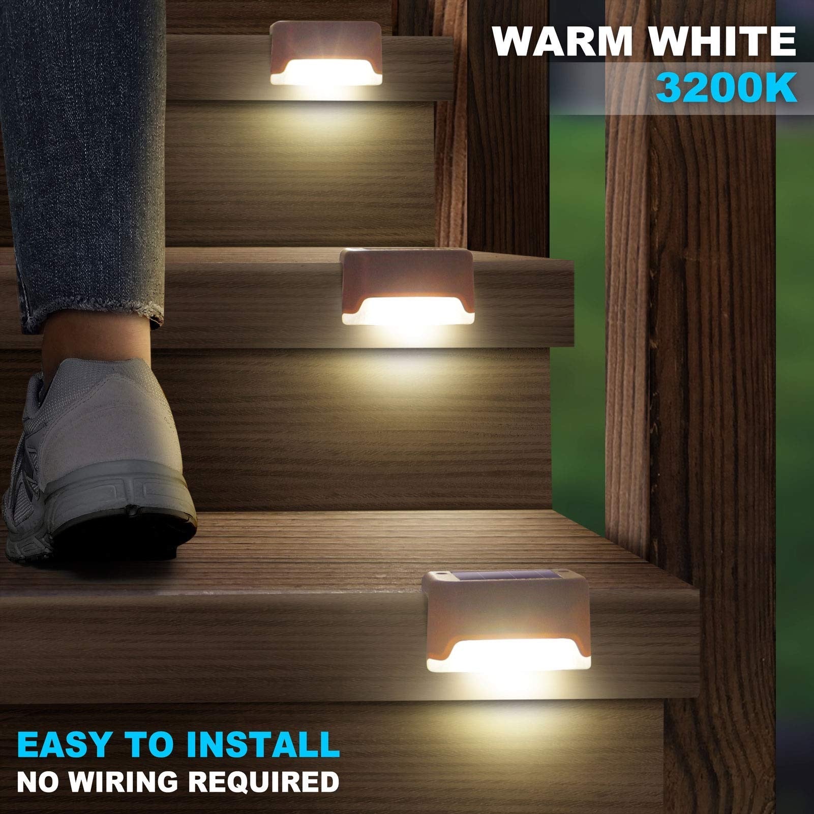 Solar edge light Brown Finish