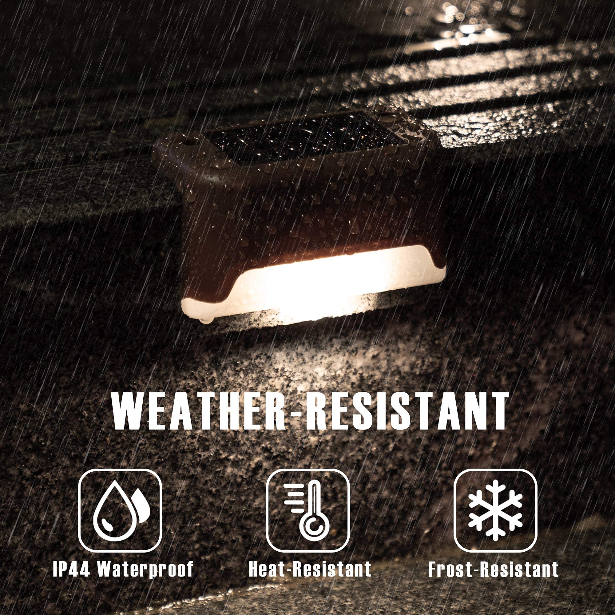Solar edge light Brown Finish