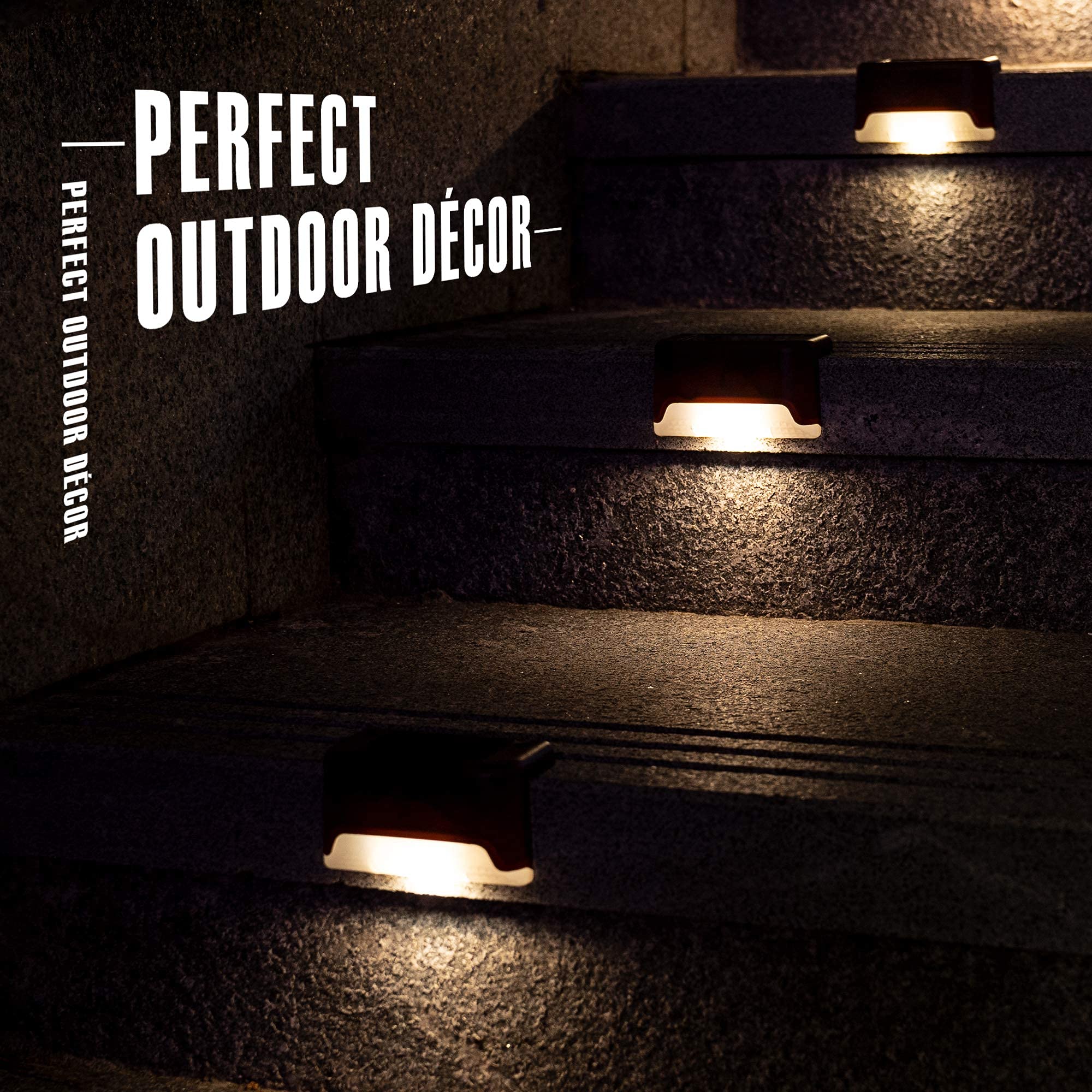Solar edge light Brown Finish