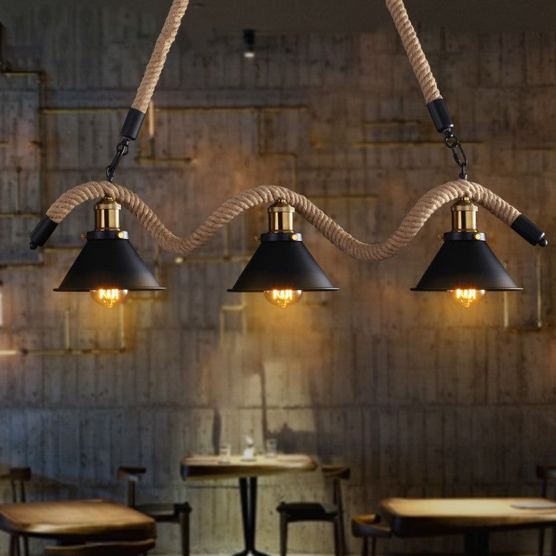 Three head rustic chandelier
