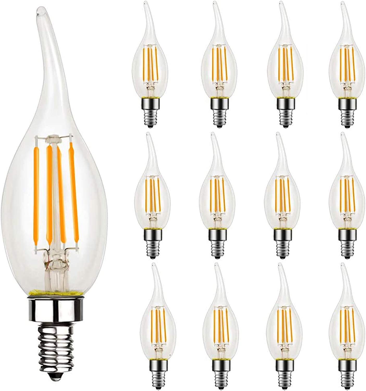 e14 led teardrop candle bulb