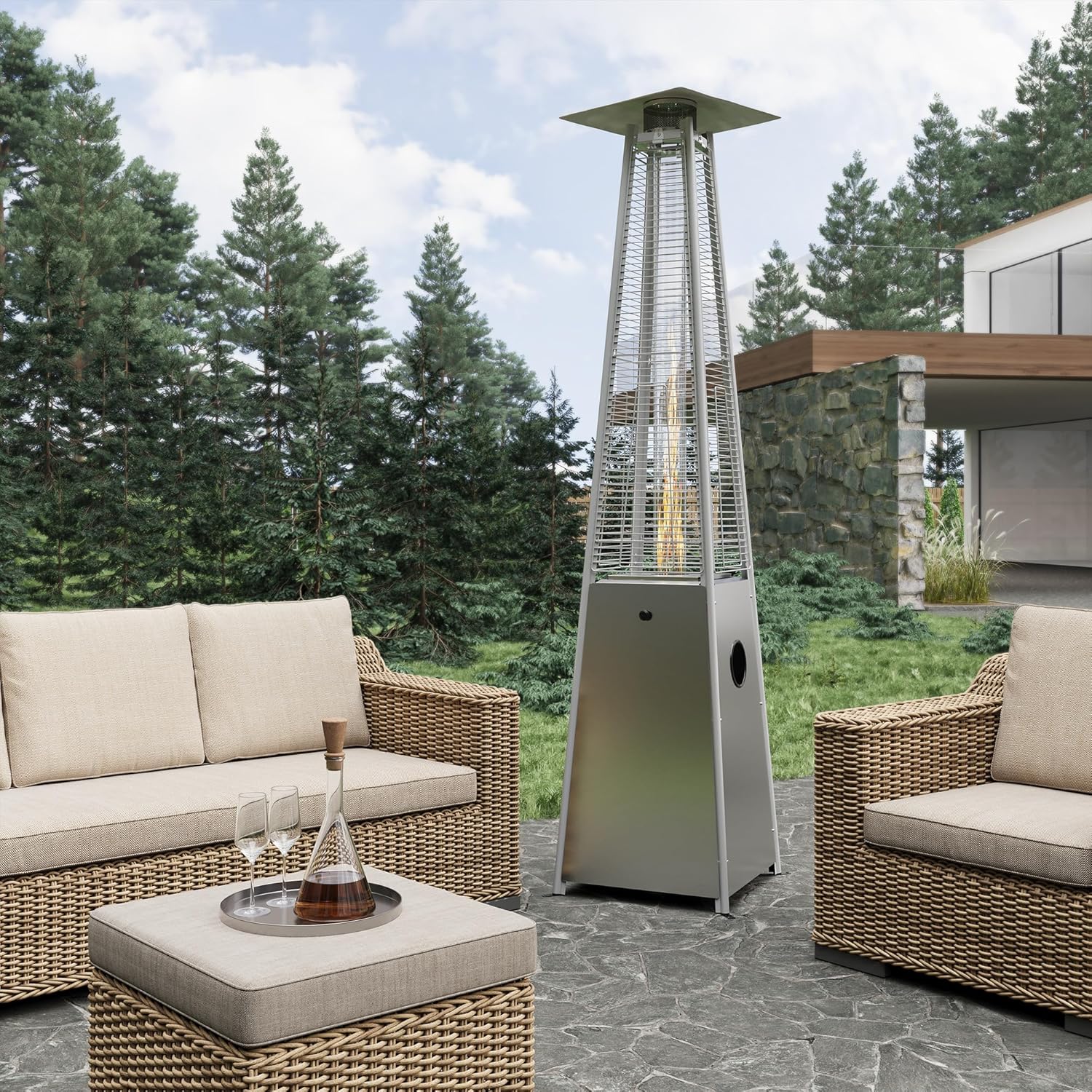 STAINLESS STEEL PATIO HEATER (GAS)
