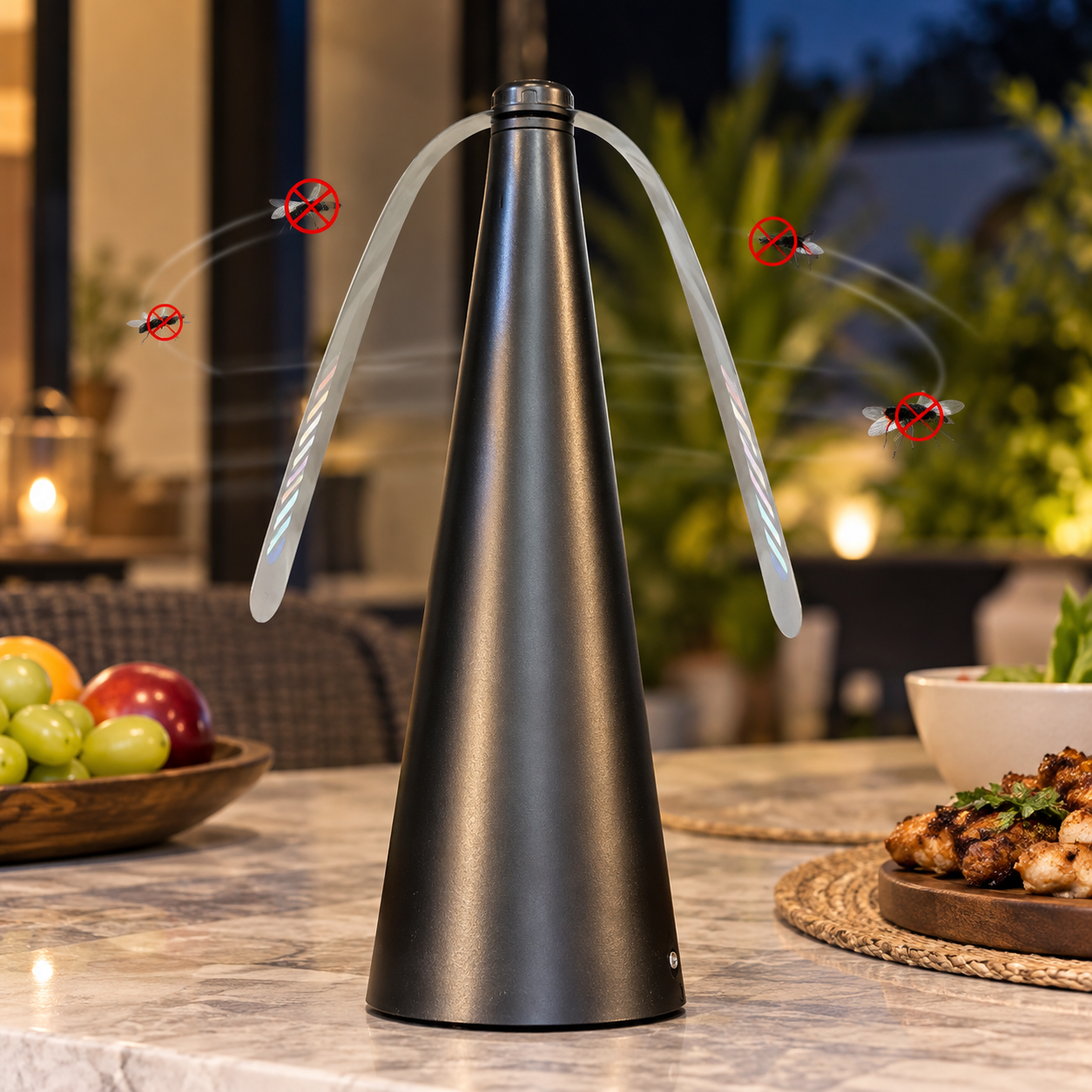 Fly/insect repellent fan cordless