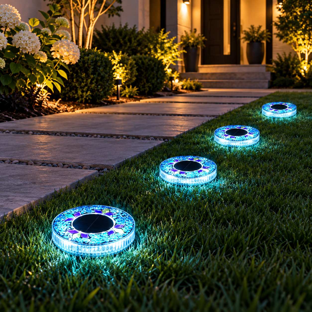 Solar inground Blue Mosaic (4 pack) (Copy)