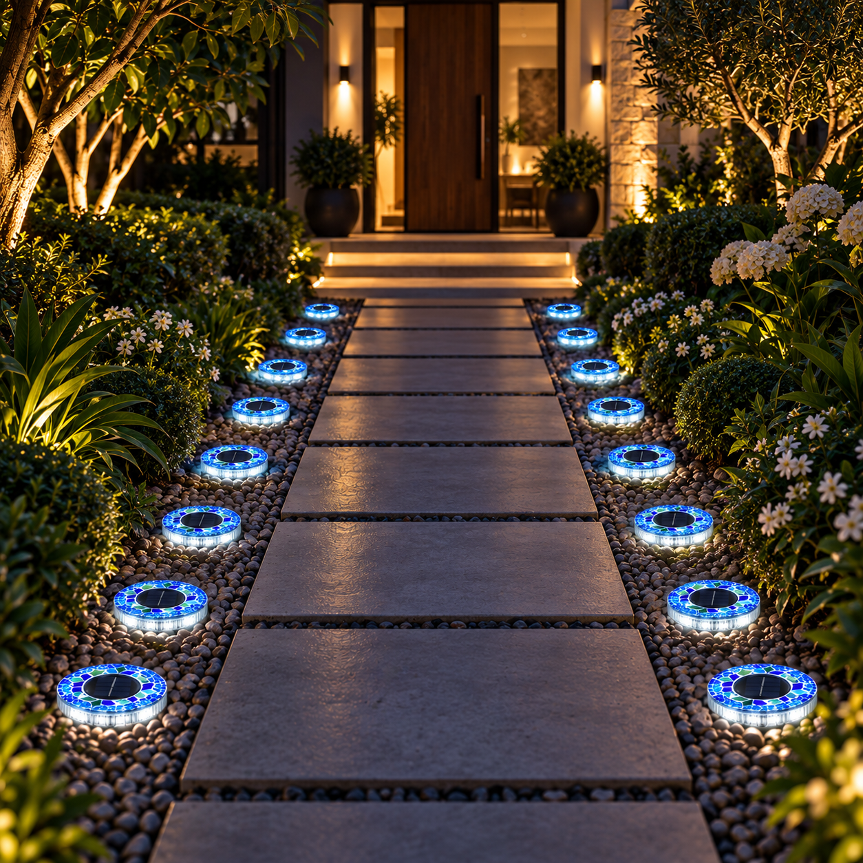 Solar inground Blue Mosaic (4 pack) (Copy)