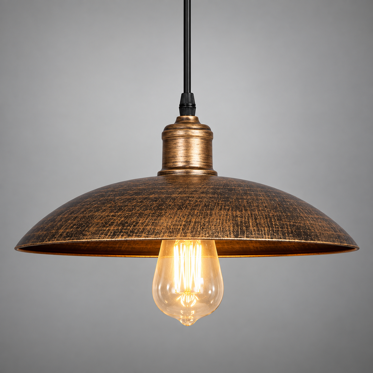 Wrought iron pendant 4