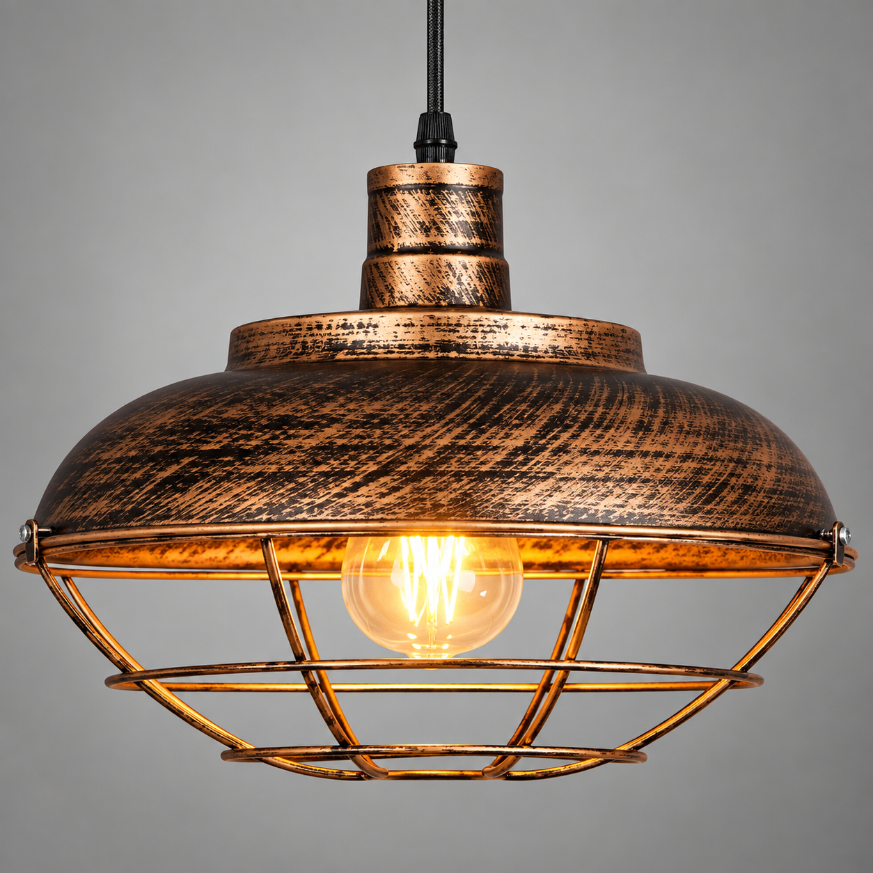 Wrought iron pendant 2