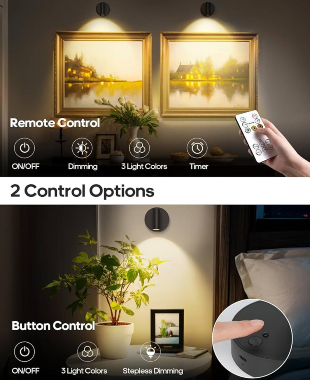 Black spotlight rechargeable