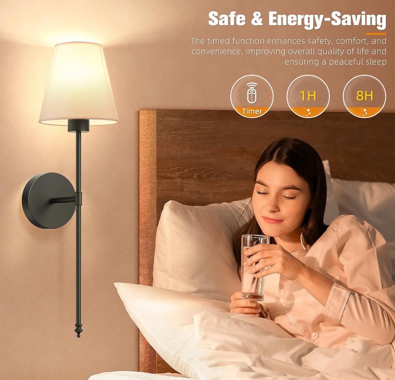 Wireless Wall light high quality rechargeable