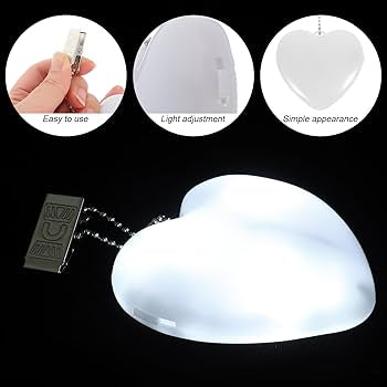 Heart hand bag light #0457