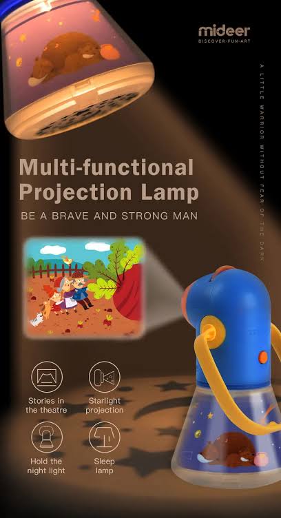 Kids projector story book visual learning