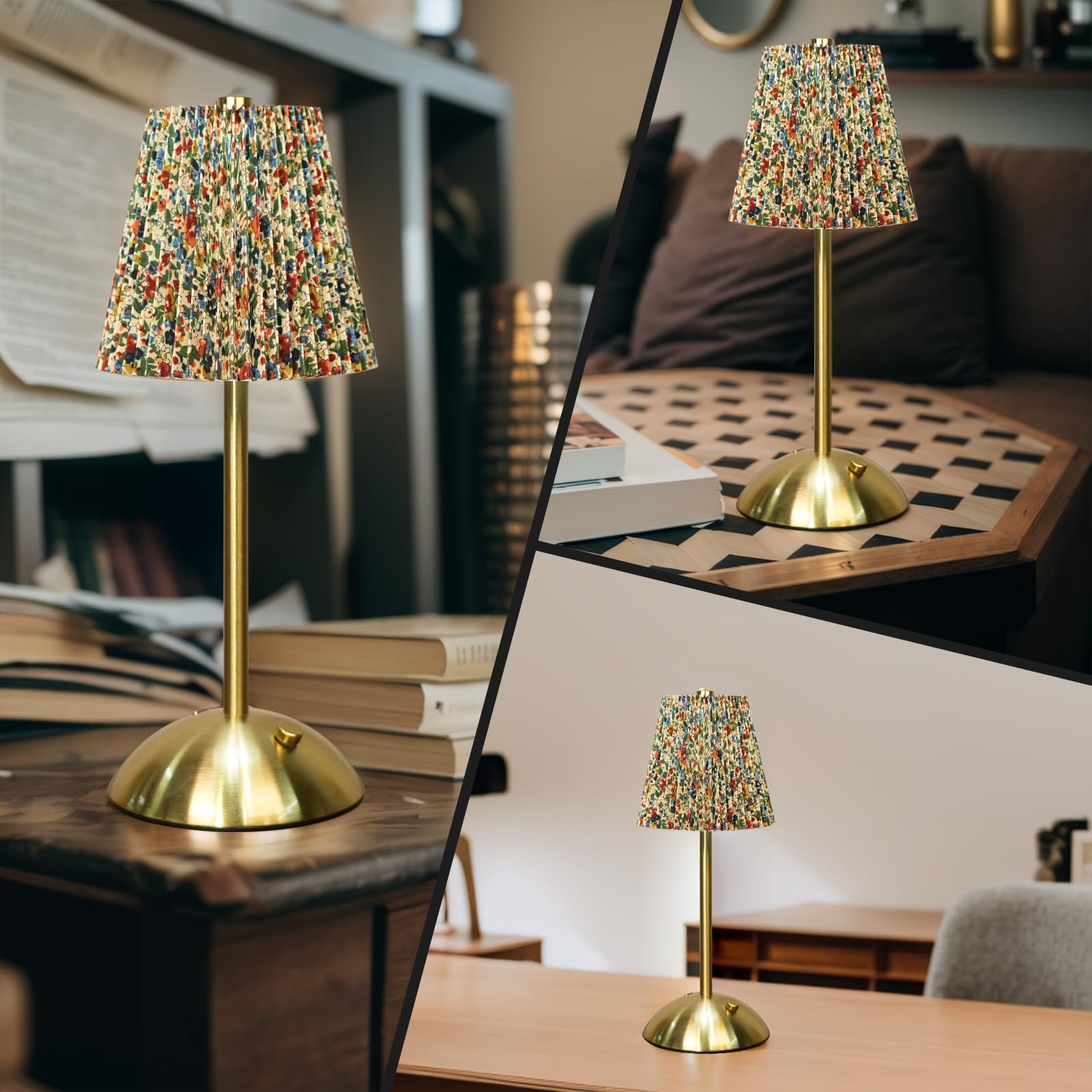 flower rechargeable wireless/cordless restaurant table lamp
