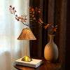 rattan rechargeable wireless/cordless restaurant table lamp